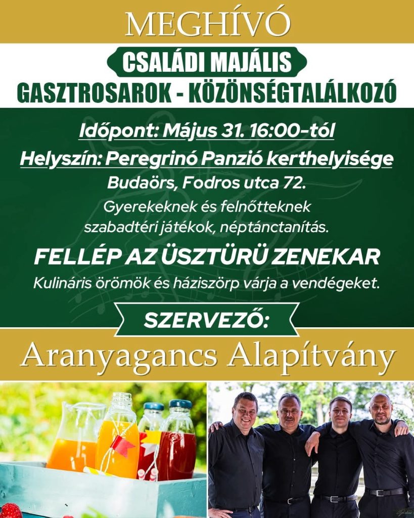 Programajánló - közönségtalálkozó, május 31-én.