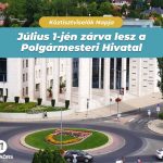 2026. július 1-jén zárva lesz a Budaörsi Polgármesteri Hivatal