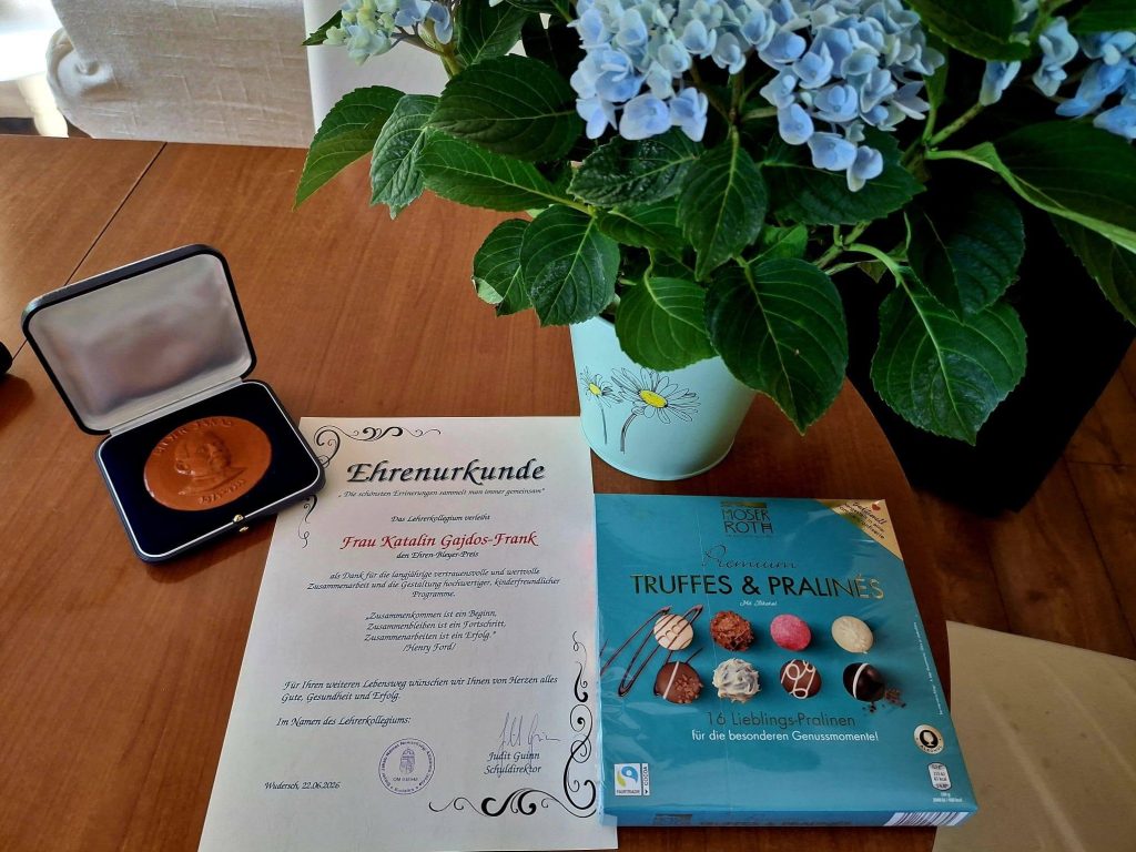 Tiszteletbeli Bleyer-díj dr. Gajdos-Frank Katalin részére