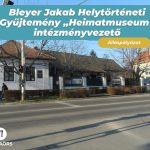 A Budaörs Német Nemzetiségi Önkormányzat pályázatot hirdet Bleyer Jakab Helytörténeti Gyűjtemény „Heimatmuseum” intézményvezető magasabb vezető munkakör betöltésére.