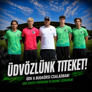 Négy új játékos és egy rutinos védő a BSC csapatában.