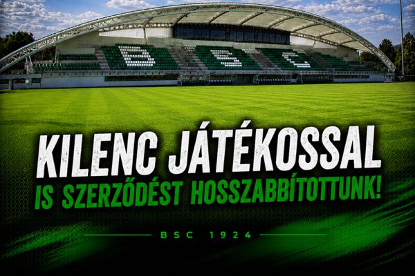 Kilenc játékossal is szerződést hosszabbított a BSC