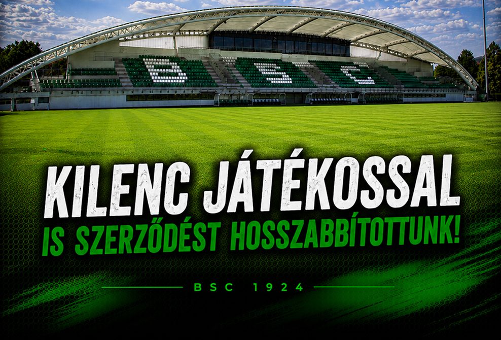 Kilenc játékossal is szerződést hosszabbított a BSC