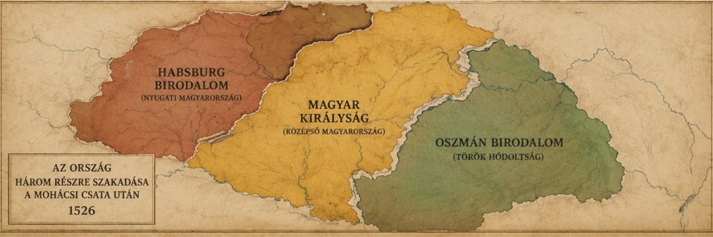 Ötszáz szentmise az ötszáz éve elesett mohácsi hősök emlékére - Három részre szakadt Magyar Királyság
