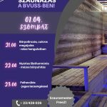 Éjszakai szaunázás a Budaörsi uszodában