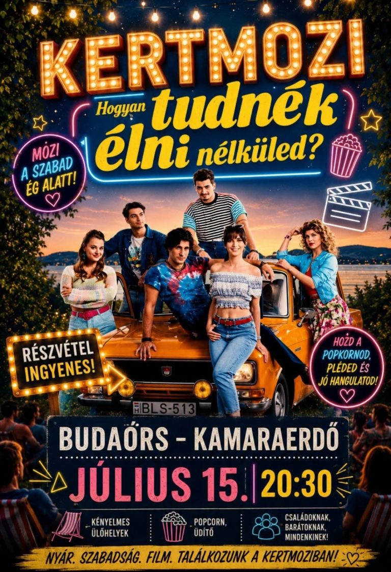 Ingyenes kertmozi lesz Budaörsön