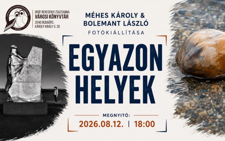 EGYAZON HELYEK címmel fotókiállítás nyílik a városi könyvtárban