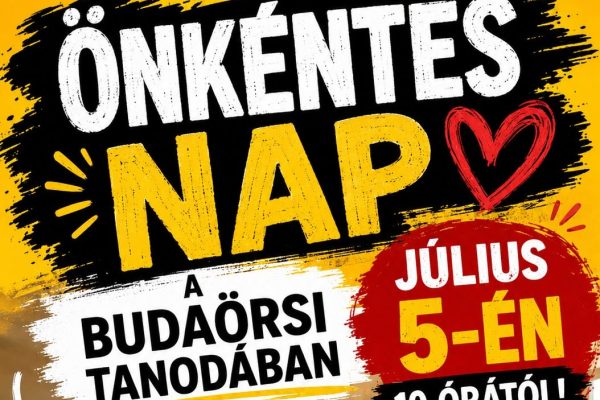 Önkéntes nap a Budaörsi Tanodában