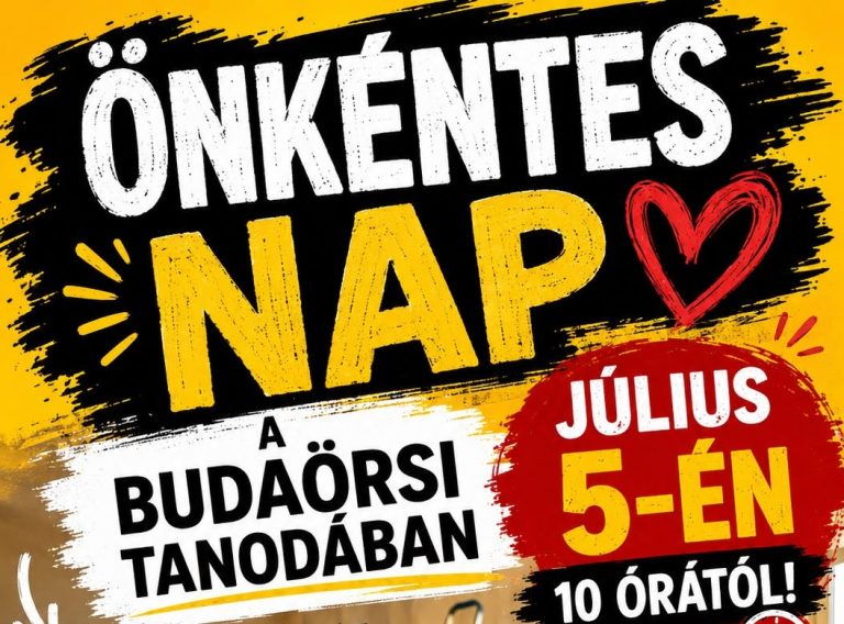 Önkéntes nap a Budaörsi Tanodában