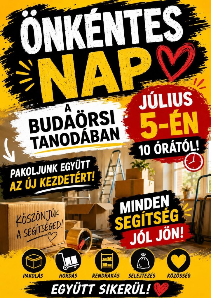 Önkéntes nap a Budaörsi Tanodában