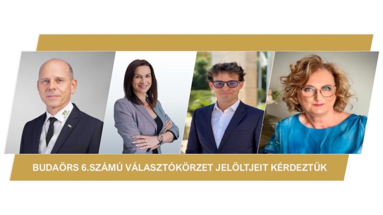 Budaörs 6. számú választókörzetének indulóit kérdeztük: 3 kérdés, 6 jelölt