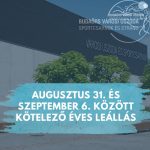 Éves karbantartás miatt egy hétre bezár az uszoda és a wellnessrészleg