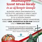 Budaörs együtt ünnepli Szent István napját és az új kenyeret