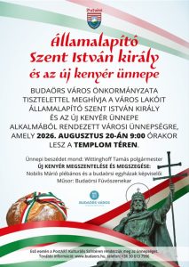 Budaörs együtt ünnepli Szent István napját és az új kenyeret