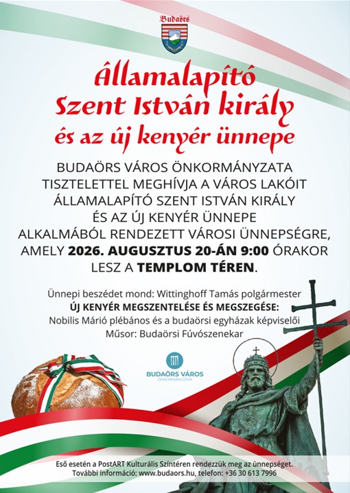 Budaörs együtt ünnepli Szent István napját és az új kenyeret