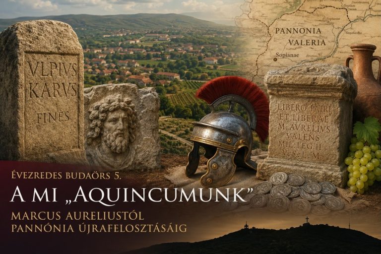 Évezredes Budaörs 5. – A mi „Aquincumunk”: Marcus Aureliustól Pannónia újrafelosztásáig