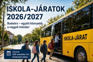 Iskola-járat a 2026/2027-es tanévben