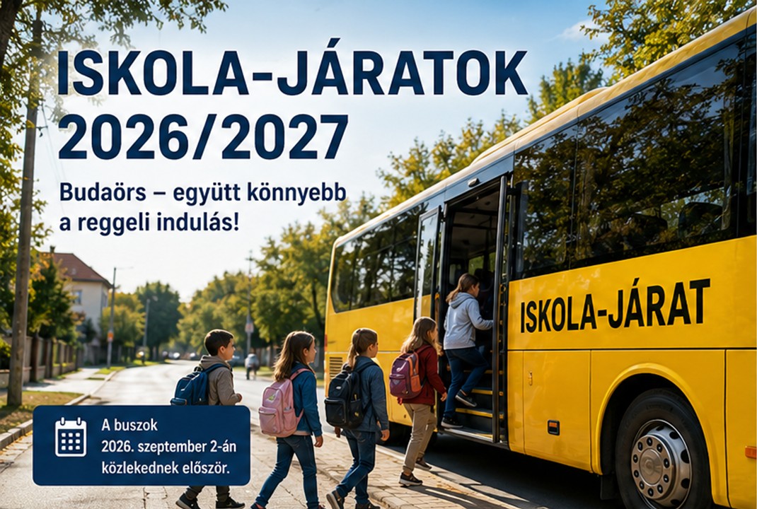 Iskola-járat a 2026/2027-es tanévben
