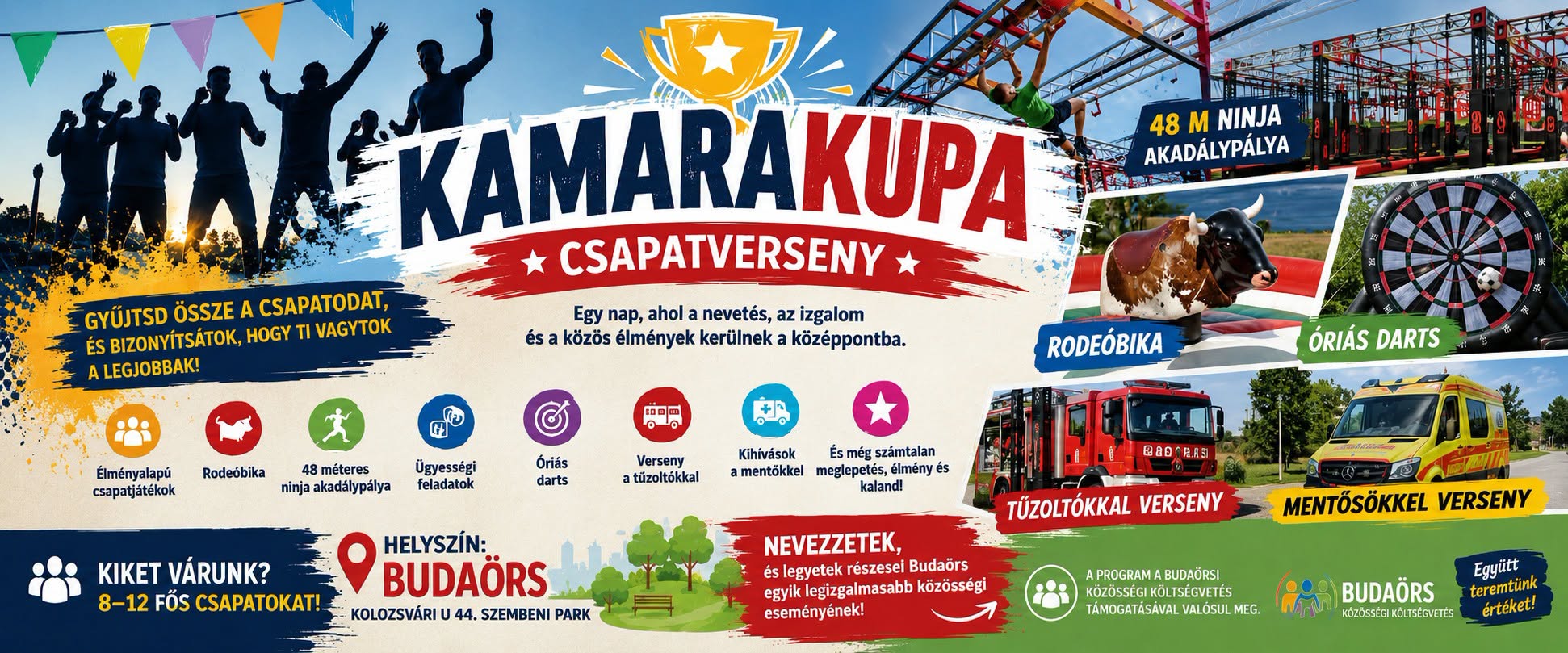 Családi élménynap Budaörsön: Kamarakupa, retro főzőverseny és ingyenes programok