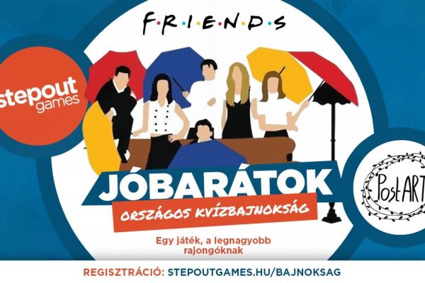 Jóbarátok-rajongók figyelem! Országos kvízbajnokság érkezik a PostART-ba