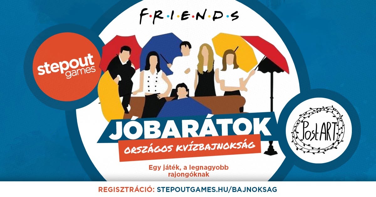 Jóbarátok-rajongók figyelem! Országos kvízbajnokság érkezik a PostART-ba