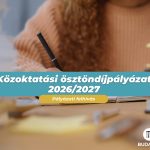 Közoktatási ösztöndíjpályázat 2026/2027
