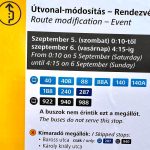 Forgalmi rend változás az Idesüss Fesztivál idején, szeptember 5-én