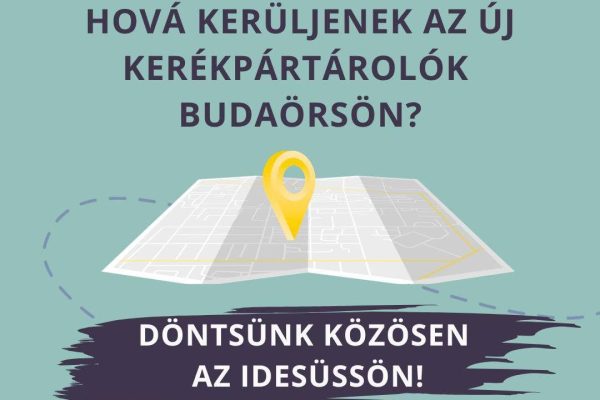 Az idei Idesüss fesztiválon lehetőség lesz új nyitott és zárt kerékpártárolók lehetséges helyszíneinek véleményezésére.