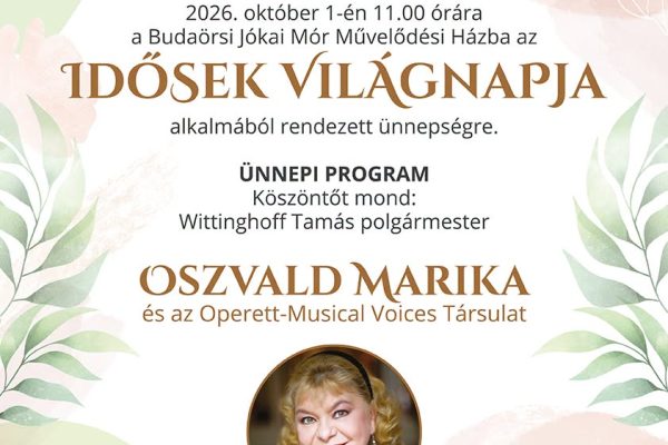 Idősek Világnapja Budaörsön- 2026