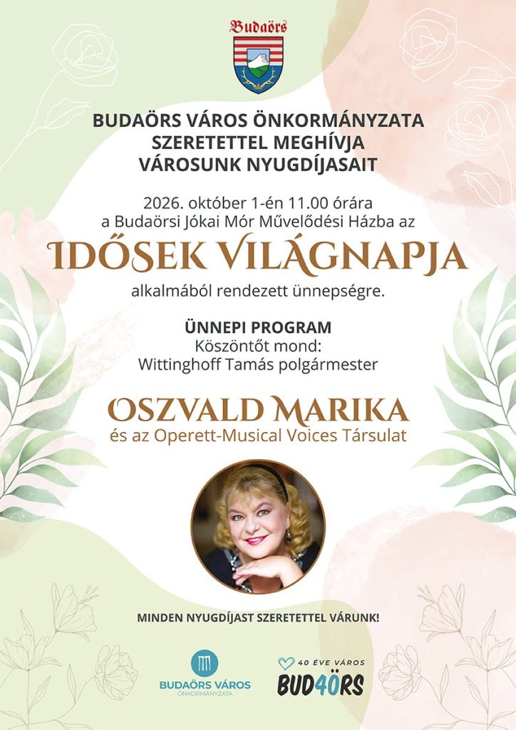 Idősek Világnapja Budaörsön- 2026