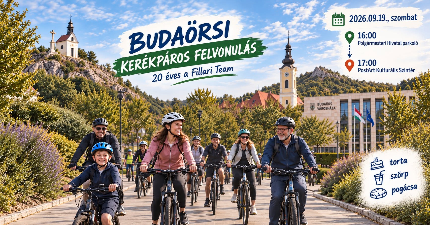 Budaörsi Kerékpáros Felvonulás szeptember 19-én