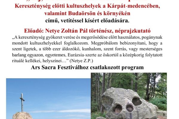 Mi rejlik Budaörs ősi kultuszhelyei mögött? Különleges előadás szeptemberben