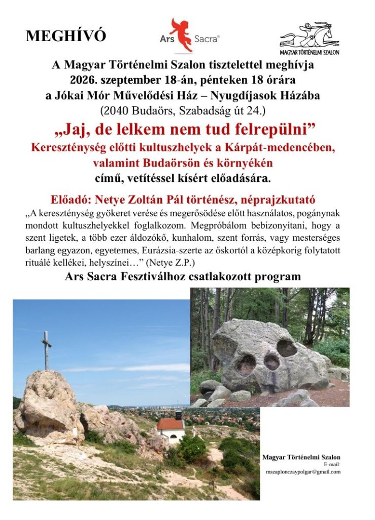 Mi rejlik Budaörs ősi kultuszhelyei mögött? Különleges előadás szeptemberben