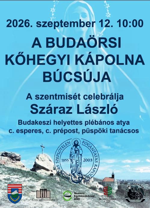 A kőhegyi Szeplőtelen Fogantatás Kápolna búcsúünnepe