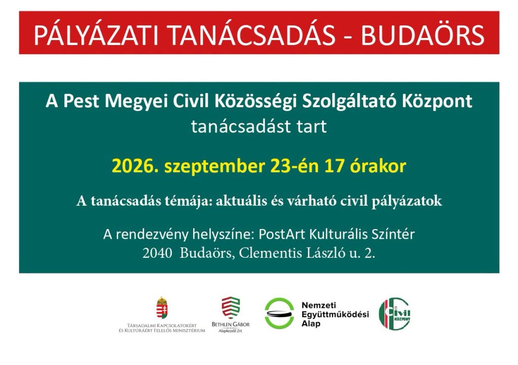 Pályázati tanácsadás Budaörsön