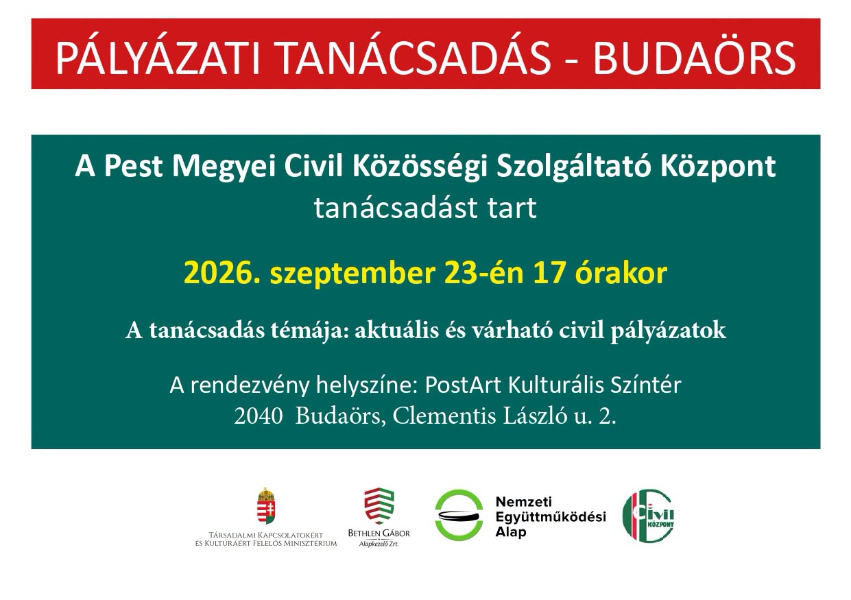 Pályázati tanácsadás Budaörsön