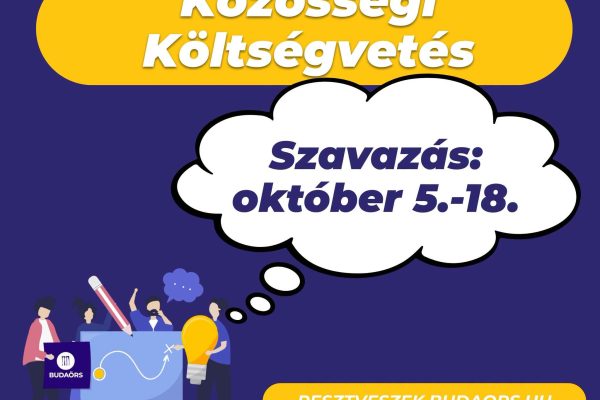 Szavazz te is! Milyen legyen a jövő Budaörse?