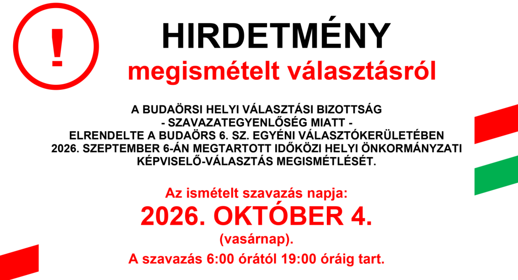 Miért volt ilyen alacsony a részvétel a Budaörsi időközi választáson? Október 4-én vasárnap megismétlődhet?