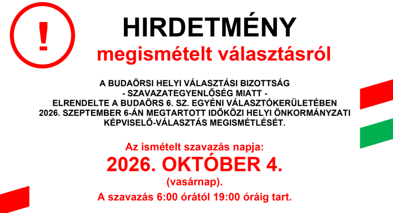 Miért volt ilyen alacsony a részvétel a Budaörsi időközi választáson? Október 4-én vasárnap megismétlődhet?
