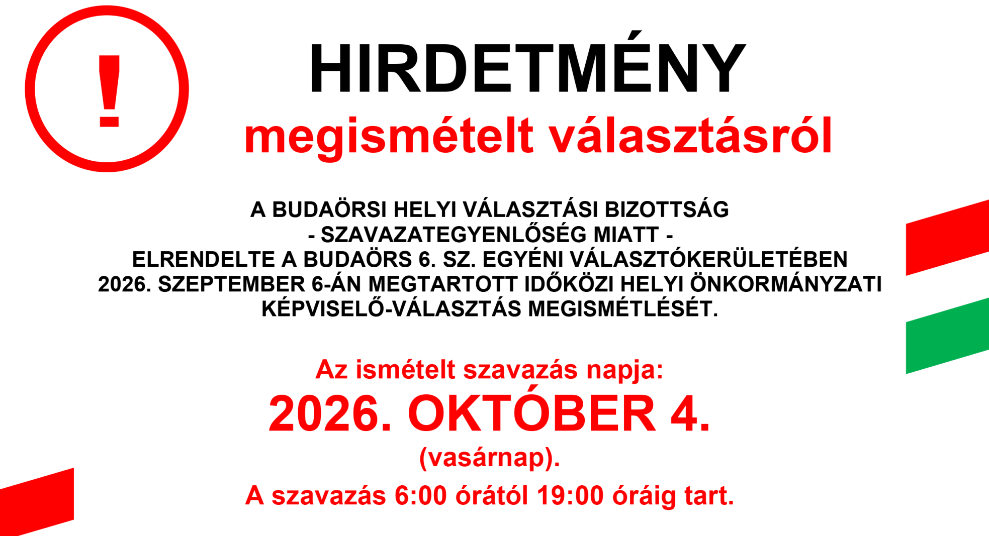 Miért volt ilyen alacsony a részvétel a Budaörsi időközi választáson? Október 4-én vasárnap megismétlődhet?