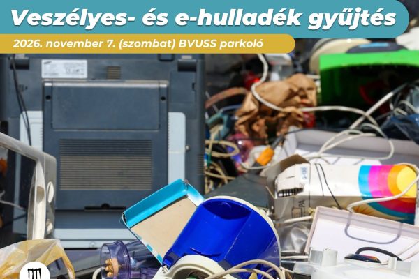 Lakossági veszélyes- és e-hulladék gyűjtés Budaörsön új helyszínen!